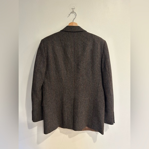 HAGGAR MADE IN USA 100% PURE WOOL SPORTS COAT sz 40 - Picture 6 of 9